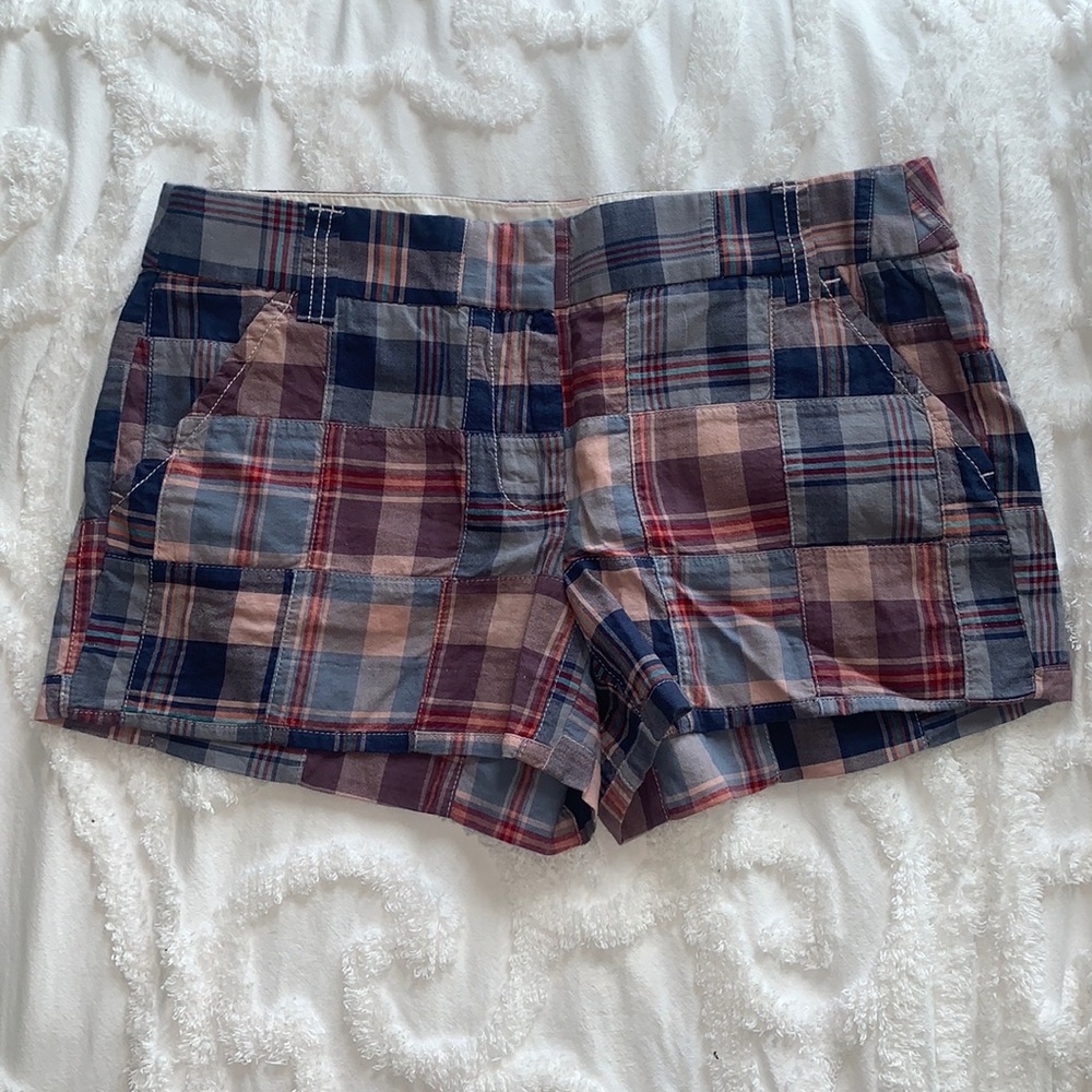 J Crew Checkered Prep Shorts